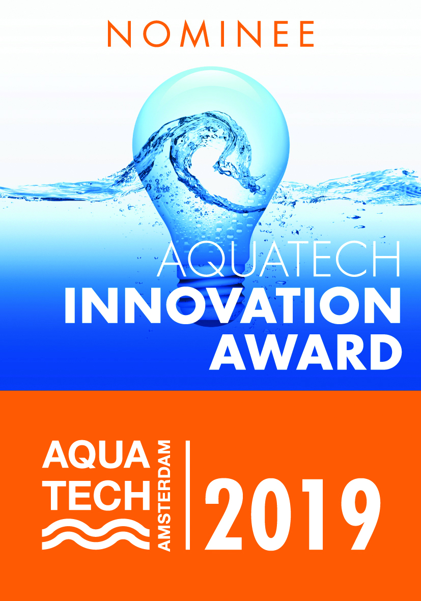 Logotipo de Aquatech IA 2019 - nominado