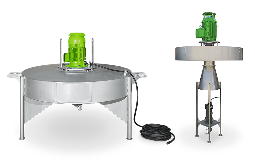 componentes de tratamiento de aguas residuales mezcladores y unidades combinadas