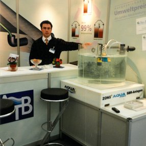 ATB at the first trade fair stand in 1999