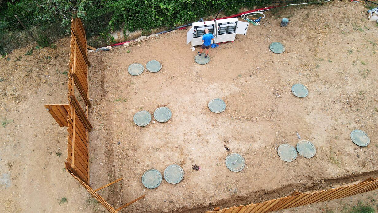 Capfun construction site from above