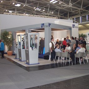 Primera participación en la feria IFAT de Múnich en 2002