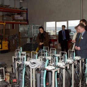 Cérémonie d'inauguration de la transformation du bâtiment