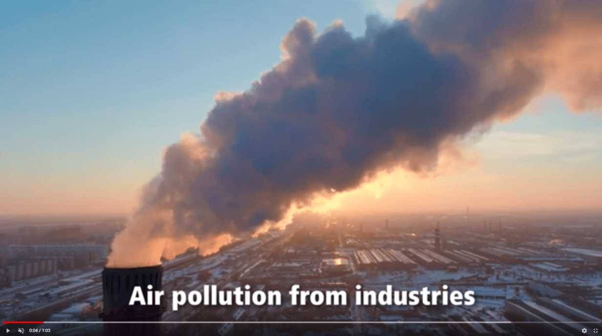la pollution de l'air par l'industrie