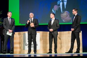 Markus Baumann thanks for the GreenTec Award 2014