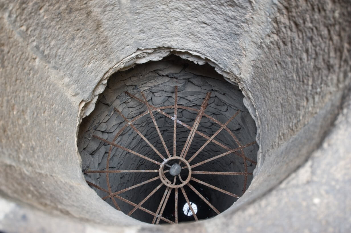 View into a shaft