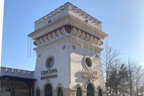 Entrada de la bodega Cricova 