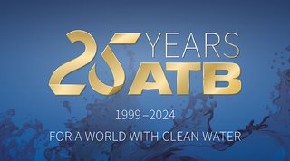 Logotipo de ATB para el 25 aniversario