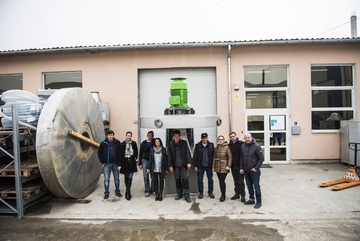 Personnel du site de Roumanie 